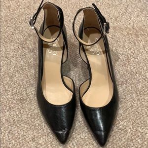 Franco Sarto Ankle Strap Pointy Toe Heels